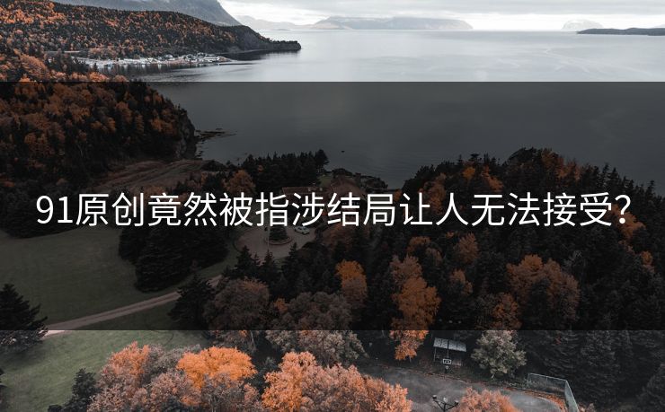 91原创竟然被指涉结局让人无法接受？