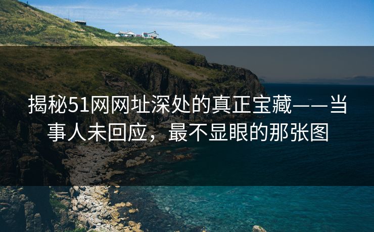 揭秘51网网址深处的真正宝藏——当事人未回应，最不显眼的那张图